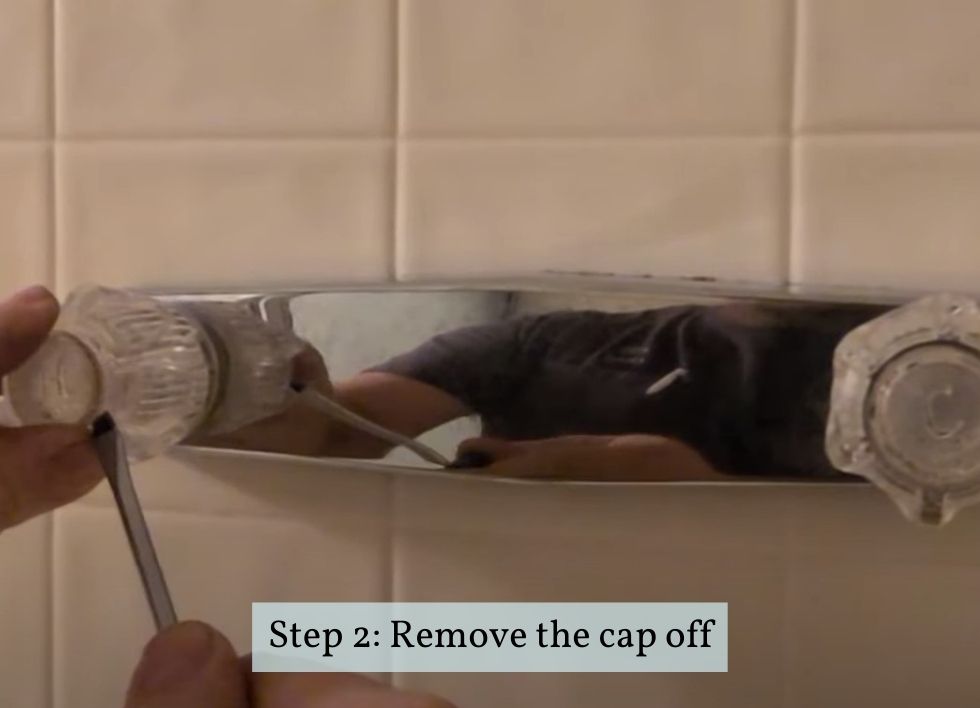 Removing the cap off 