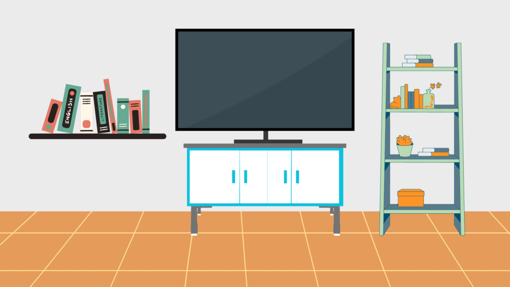 adding bookshelfs beside TV stand