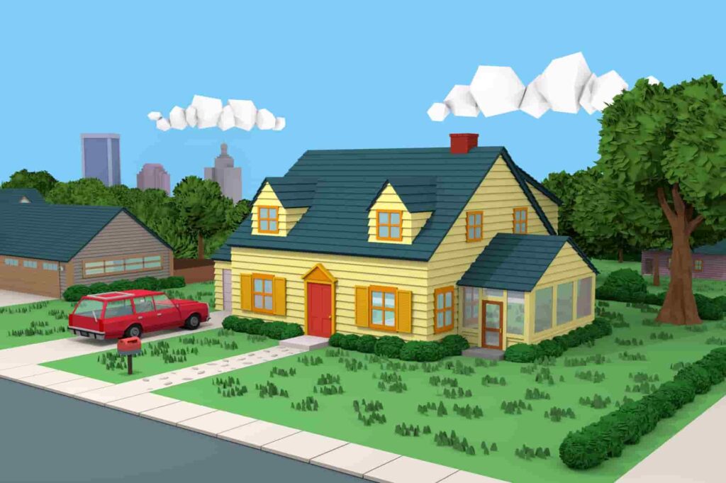 backview of family guy house