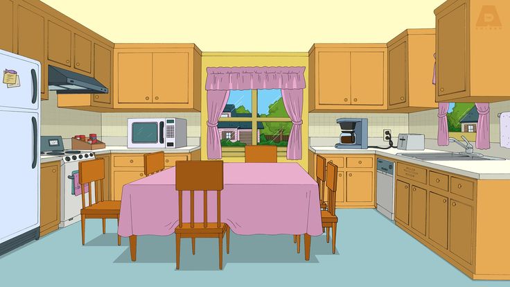 family guy house kitchen