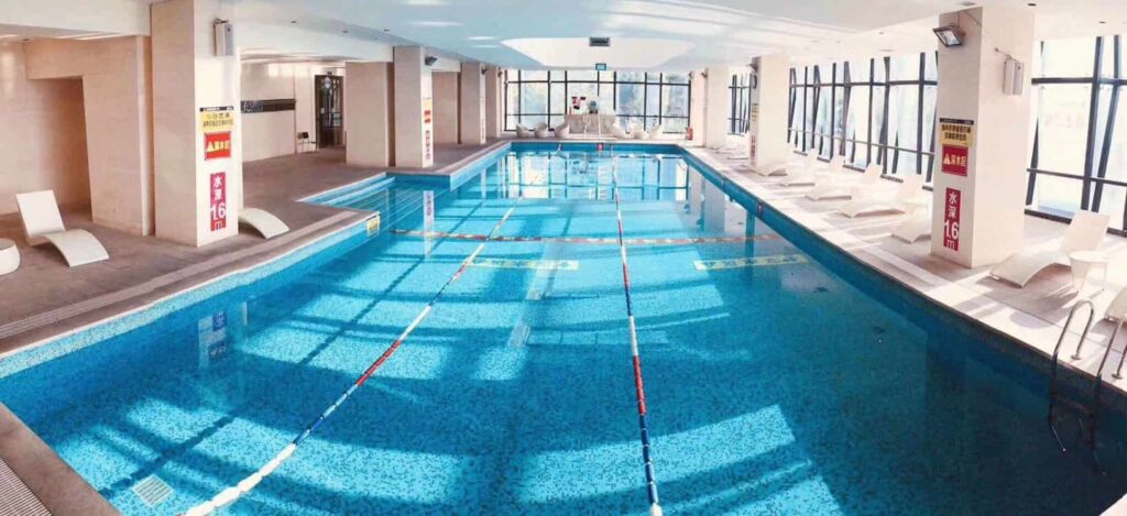 image of a pool inside regent international apartment