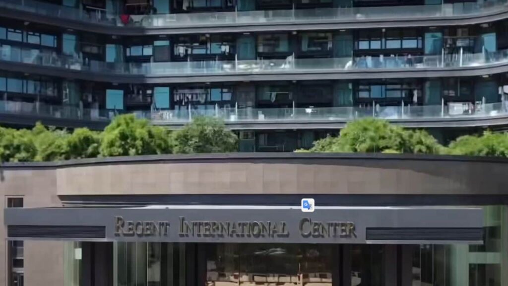 frontway of regent international apartment