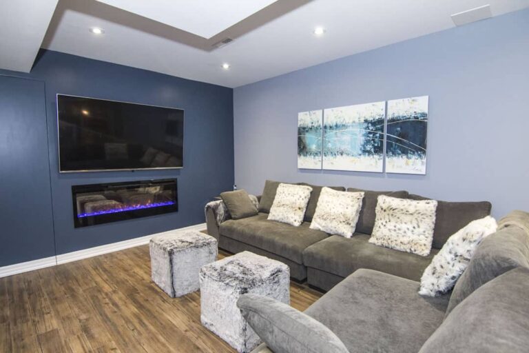 an image of a basement renovation