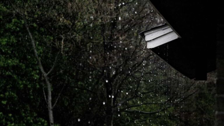 heavy raining
