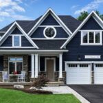19 Classic Ideas for Dark Blue House with White Trim featured image