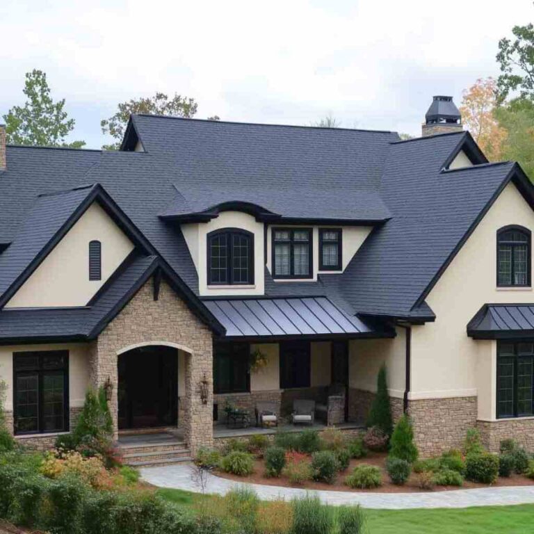 25 Classic Ideas for Tan House with Black Trim - Tangy House