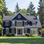 Navy blue house with white trim featured image