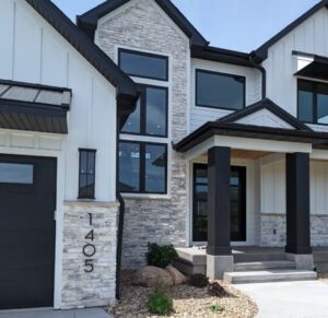23 Mesmerising ideas of Black and White Modern House - Tangy House