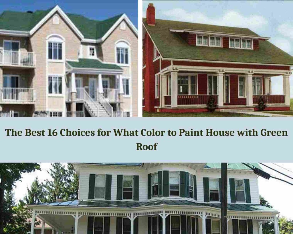 The Best 16 Choices for What Color to Paint House with Green roof