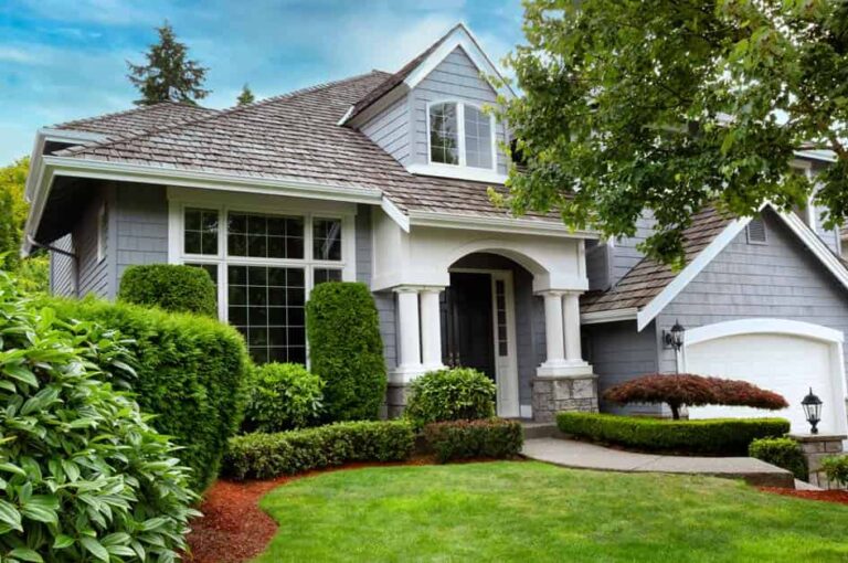 an image of a well maintained home