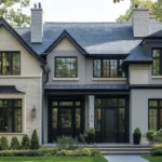 gray house with black trim featured image