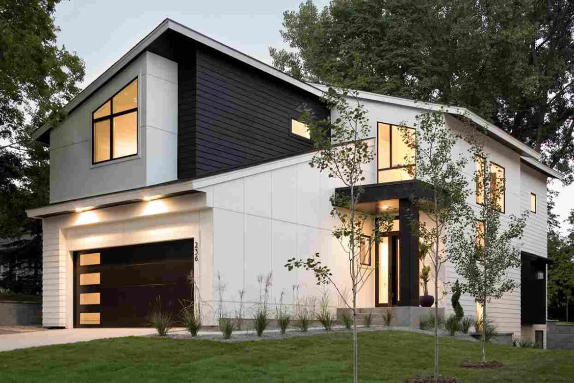 20 Ideas for Modern Black and White Ranch House - Tangy House
