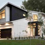 modern black and white ranch house featured image