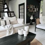 black and white living room featured image