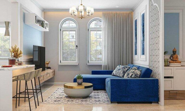 blue and grey living room ideas featured image