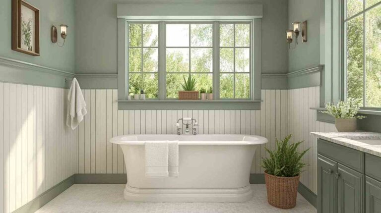 board and batten bathroom featured image
