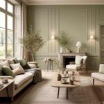 grey and sage green living room Featured image