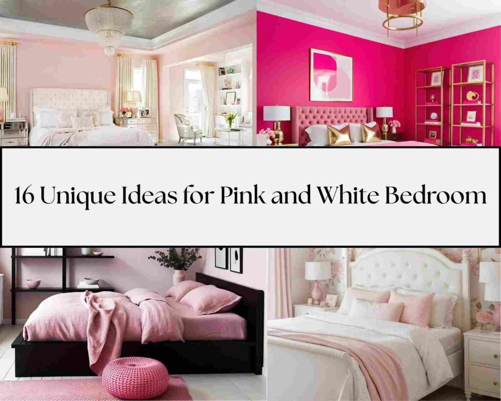 16 Unique Ideas for Pink and White Bedroom