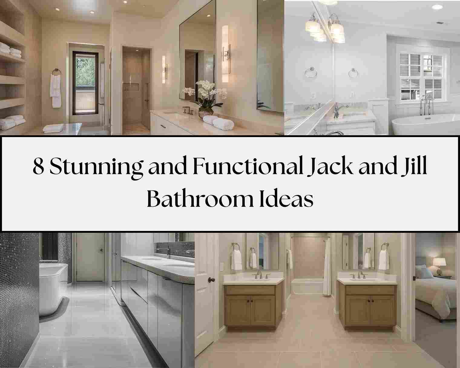 8 Stunning and Functional Jack and Jill Bathroom Ideas - Tangy House