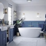 blue and gray bathroom ideas featured image