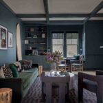 grey and green living room featured image