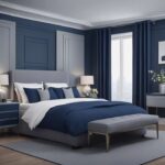 navy blue and grey bedroom ideas featured image