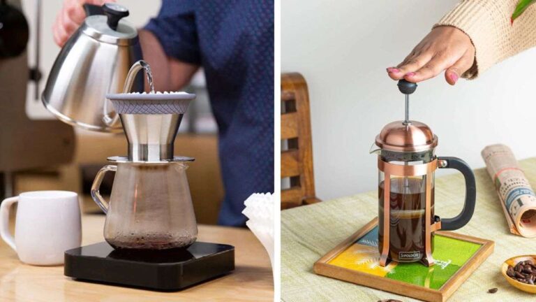 Compare coffee brewing methods like pour-over and french press. which one is easier to make featured image