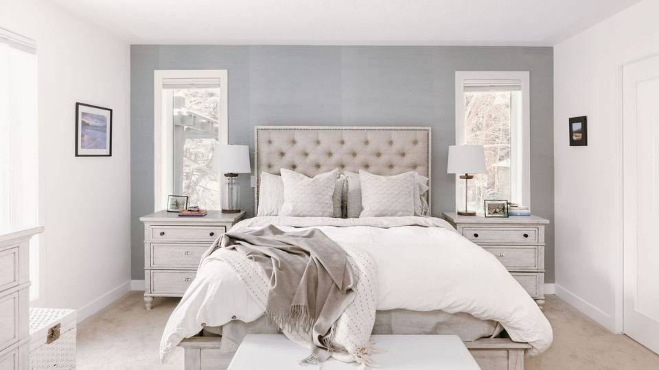 White & Off-White Accents With Grey