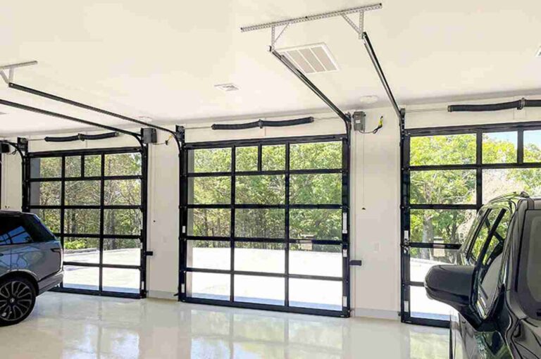 Garage Door Safety Basics Every Household Should Know a-upward-operating-garage-door-that-swings-in-a-horizontal-postion