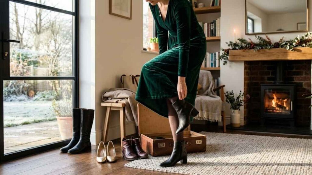 An Image of Emerald Winter Dress