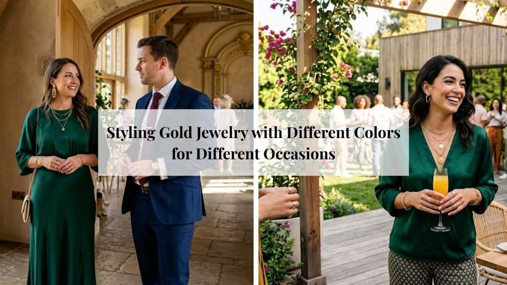 Styling Gold Jewelry with Different Colors for Different Occasions