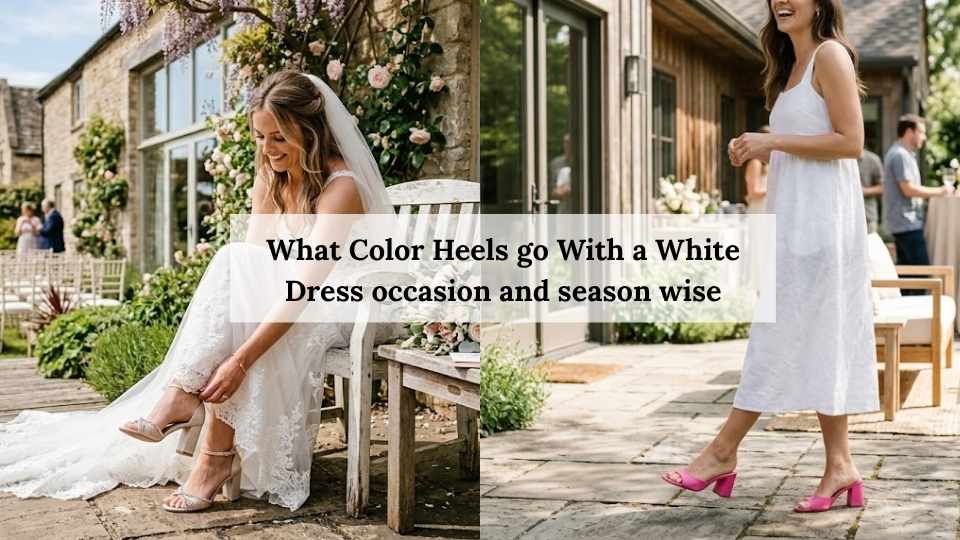 What Color Heels go With a White Dress occasion and season wise