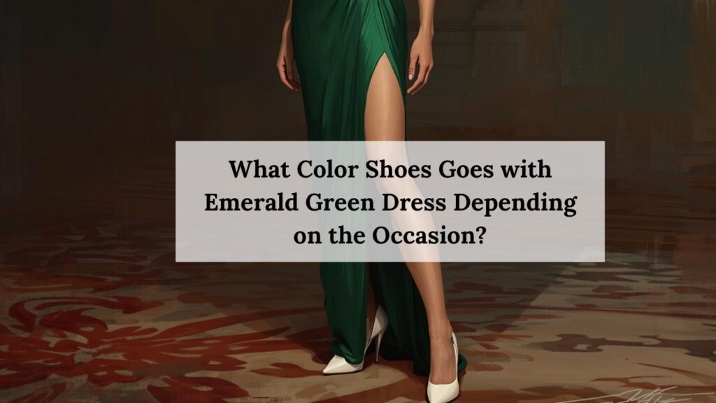 What Color Shoes Goes with Emerald Green Dress Depending on the Occasion?