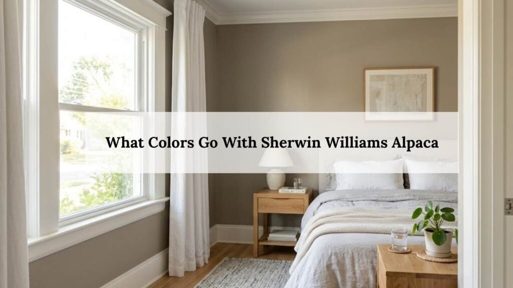 What Colors Go With Sherwin Williams Alpaca