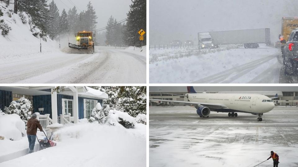 What are the impacts occurring by the mix of Rain and Snow?