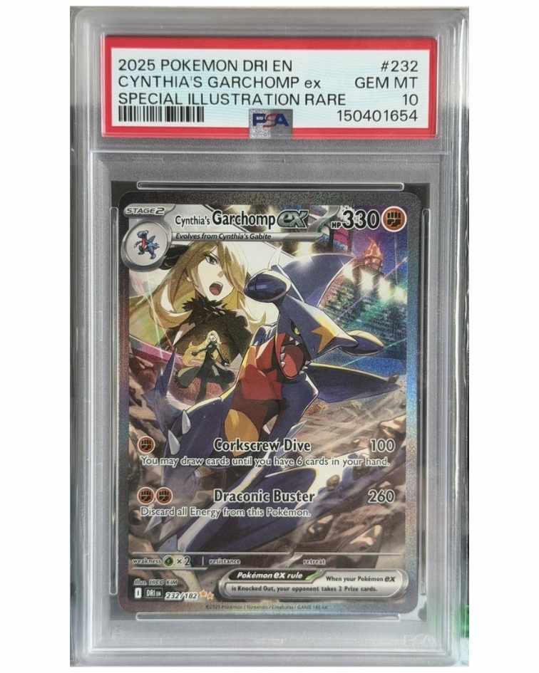 An Image Showing Cynthia's Garchomp ex - Special Illustration Rare Card