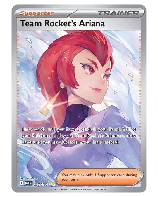 An Image Showing Team Rocket's Ariana - Special Illustration Rare Card