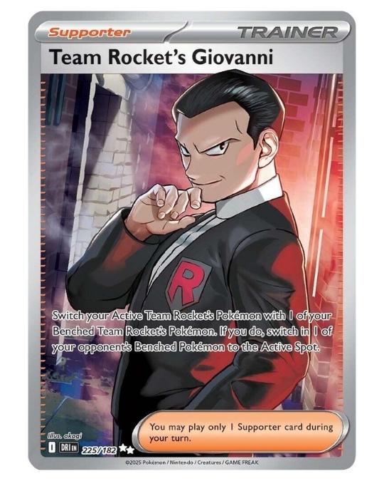An Image Showing Team Rocket's Giovanni - Special Illustration Rare Card